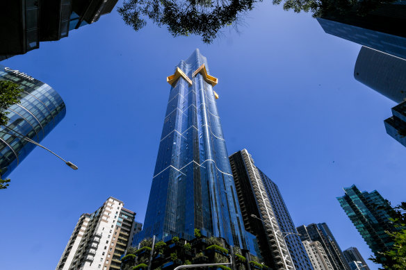 The Australia 108 building in Southbank has 10 levels of car parking, which are covered in greenery.