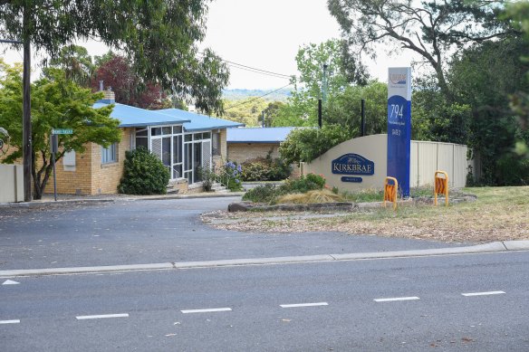 Kirkbrae aged care home, run by the Presbyterian church, in Kilsyth.