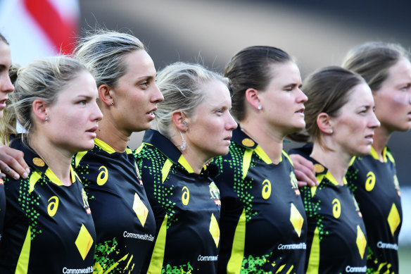 The Australia squad arrived in Canberra on Monday for the Ashes Test, which starts on Thursday.