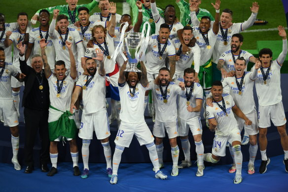 The champions of Europe.