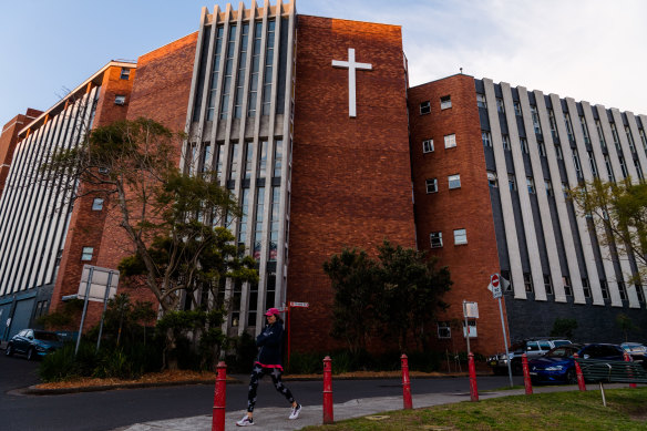 St Aloysius’ College’s main campus in Kirribilli.