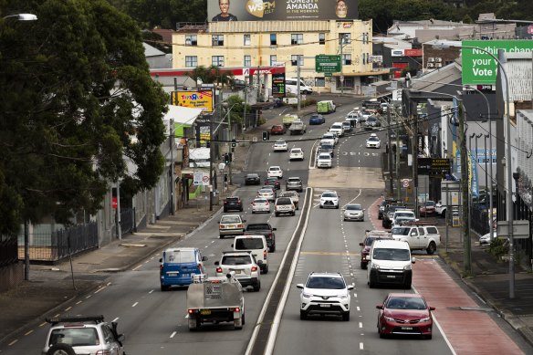 Date with density: one of the prime transport corridors earmarked for more housing is Parramatta Road.