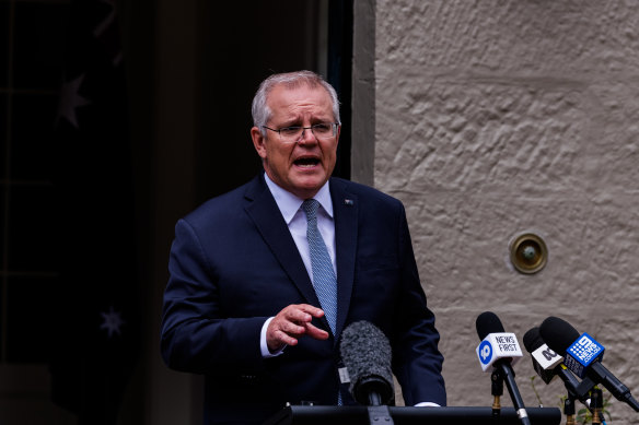 Prime Minister Scott Morrison on Friday.