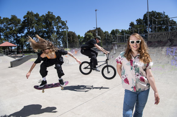 Festival director Olivia Ansell: One of the highlights of her program will be DEMO, a show involving BMXers, skaters and dancers choreographed by Branch Nebula.