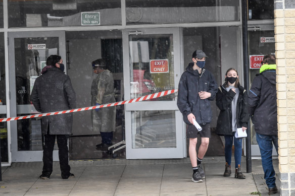 Hundreds of Kilmore locals have visited a pop-up testing clinic as a result of the Oddfellows Cafe cluster.