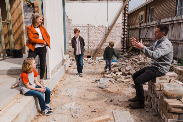 The Minns family is renovating.