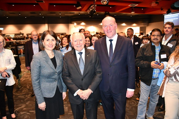 Gladys Berejiklian made her first appearance at a public political event since resigning as NSW premier.