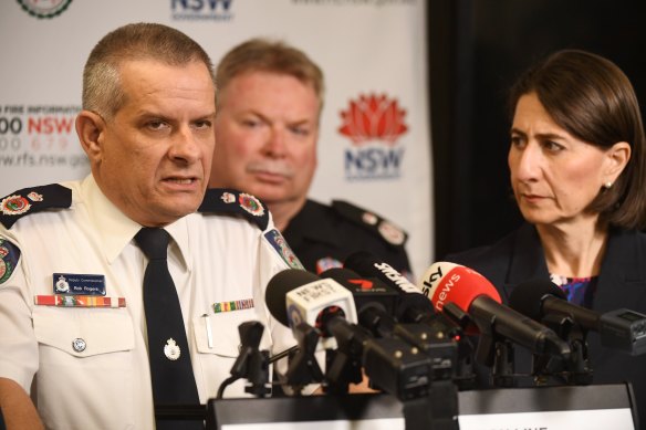 Rob Rogers will step into role of NSW RFS Commissioner for the next 12 months. 