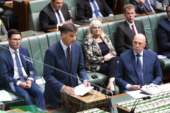 Shadow treasurer Angus Taylor has been quizzing the government on its response to the rising cost of living.