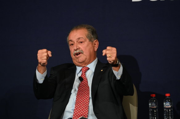 Andrew Liveris, president of the organising committee for the 2032 Olympic and Paralympic Games.