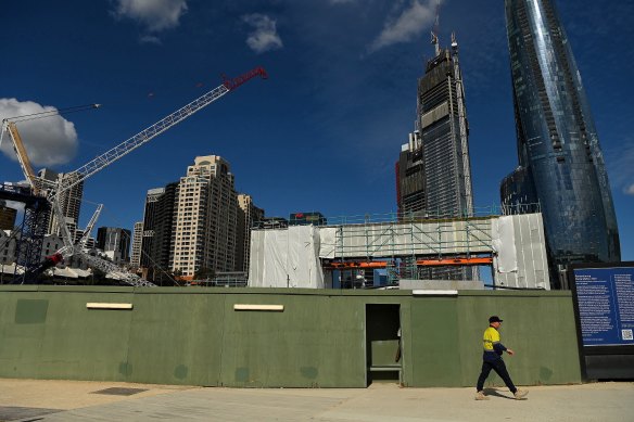 The modification plans increase the permitted building heights at Central Barangaroo, including a 20-storey residential “tower”.