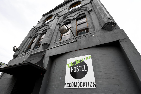 The St Kilda hostel.