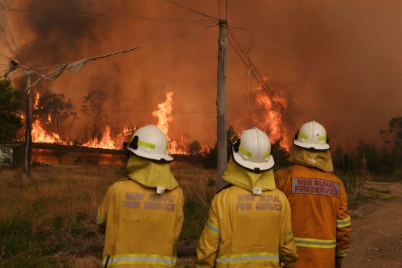 More than 5 million hectares of NSW were burned in the 2019-20 bushfires, an extent never seen before, Mr Fitzsimmons told the royal commission.