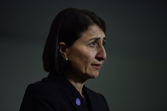 NSW Premier Gladys Berejiklian warned the government may mandate the use of the Service NSW QR code.