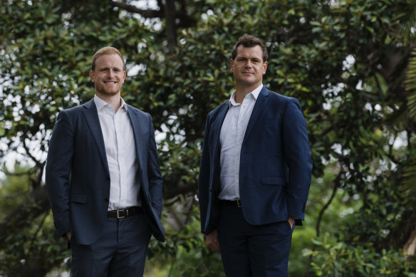 Iris Energy co-founders Will  and Daniel Roberts.