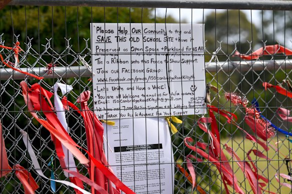 Kilsyth locals have been campaigning to save the land.