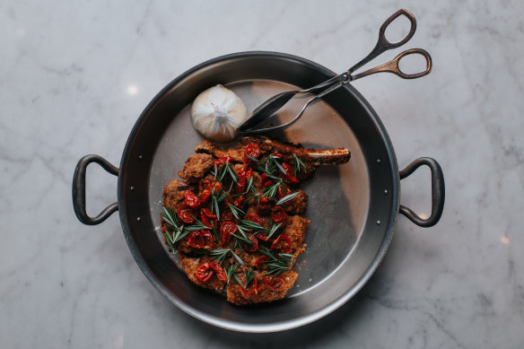 Cotoletta Milanese at a’Mare.