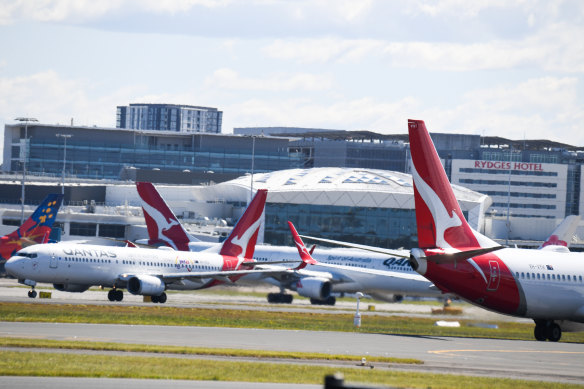 Sydney Airport is slowly returning to pre-pandemic levels.