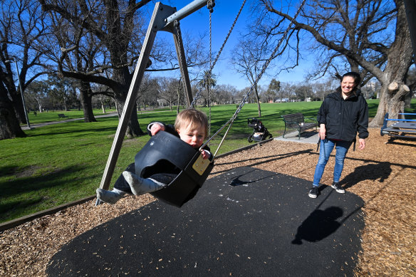Sarah Langlet moved to Clifton Hill with her young family from Fitzroy. 