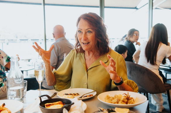 Lynne McGranger at the Deckhouse in Woolwich. McGranger, whjo plays Irene Roberts in Home  and Away, is leaving the soap after 33 years. 