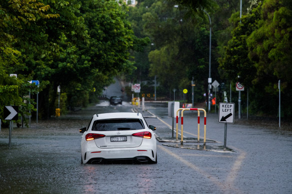 Roads on the Northern Beaches local government area were among the hardest hit by recent heavy rain and floods. 