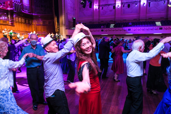About 750 seniors showed off their moves at Melbourne Town Hall.