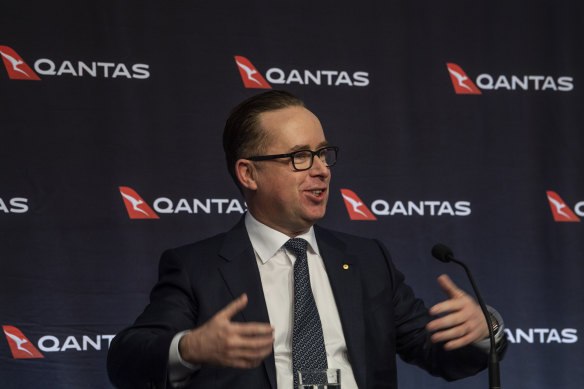 “It feels like there’s no rule-based decisions, it’s just there to inform maybe the politics.": Qantas chief executive Alan Joyce.