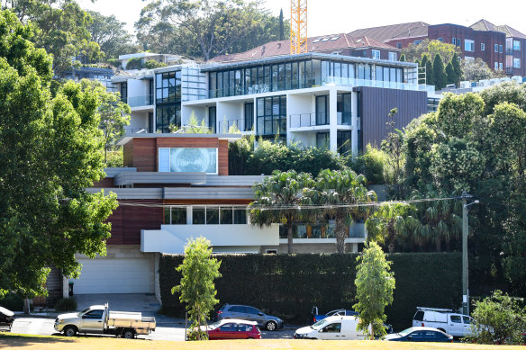 A stop-work order was issued last month to the developer of the apartment building in Bellevue Hill.