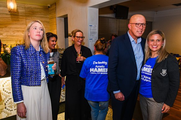 Another picture shows the disconnect between Hamer and Dutton – part of the reason Brickwood filed the photos.