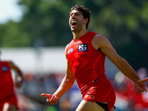 Ex-Demon Christian Petracca is starring for Gold Coast these days.