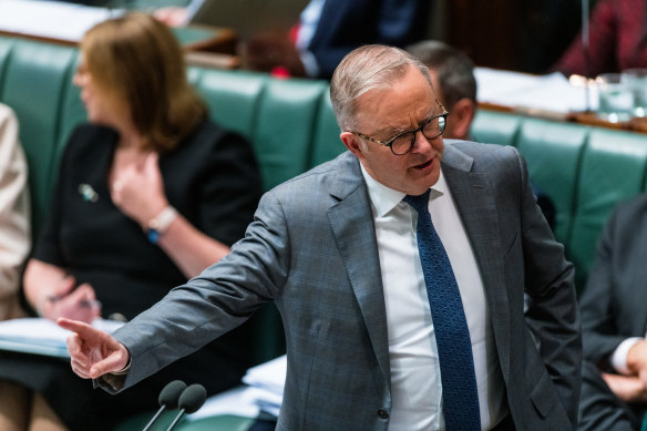 Prime Minister Anthony Albanese on Monday.