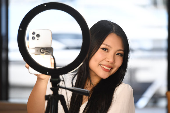 Melissa Qiu, 21, says daily vlogging helps ground herself in her studies and appreciate life’s moments.