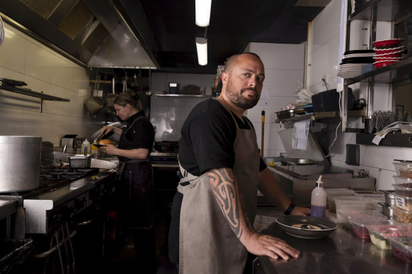 Cronulla cafe owner Doug Opai says his business has been "treading water".