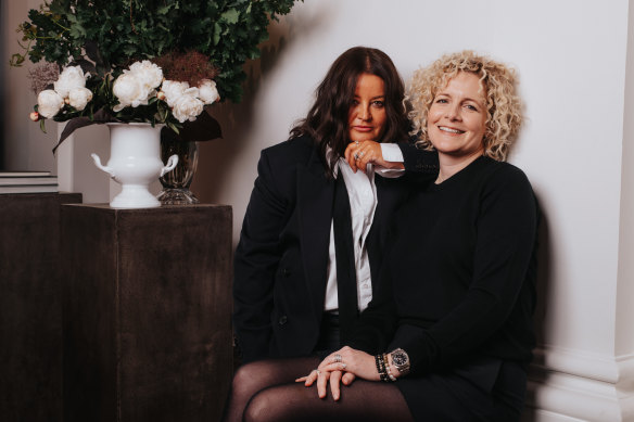 Robyn Catinella and Sally Pitt. “I don’t know what I’d do without Sal,” says Catinella. “I don’t know life without Sal.”  
