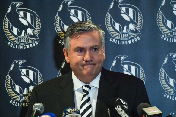 Eddie McGuire announces his resignation, effective immediately.