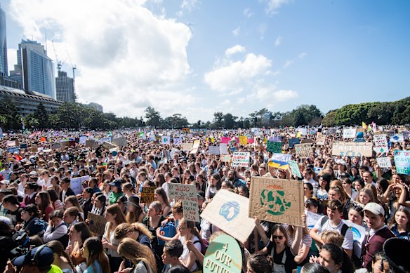 'We knew we had to do something': Climate action rally held in Sydney