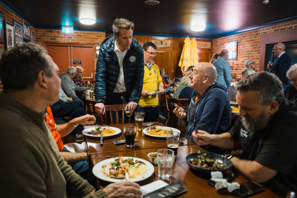 Chris Minns came to Tamworth to thank Labor diehards for keeping the faith.