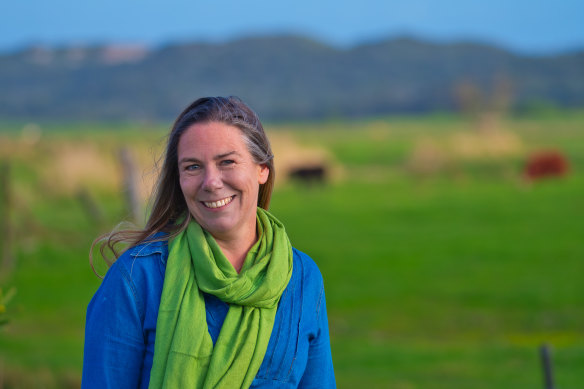 South Gippsland Shire councillor Sarah Gilligan, near Venus Bay