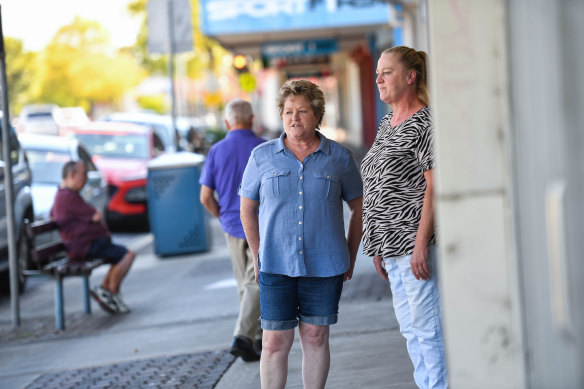 Christine Waterhouse and Susan Broadbent fear for Moe’s future. 