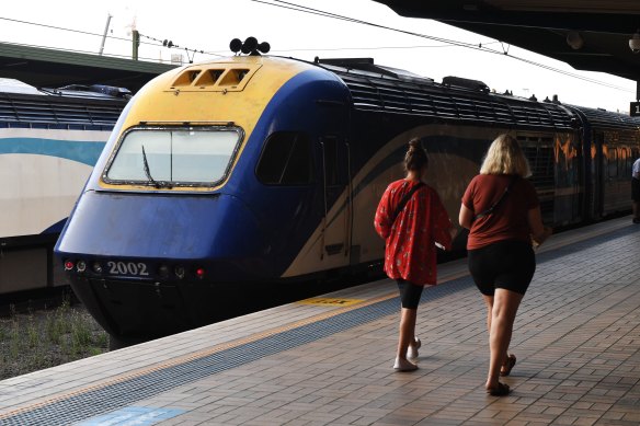 Many XPT regional train services struggle to reach their targets for punctuality.
