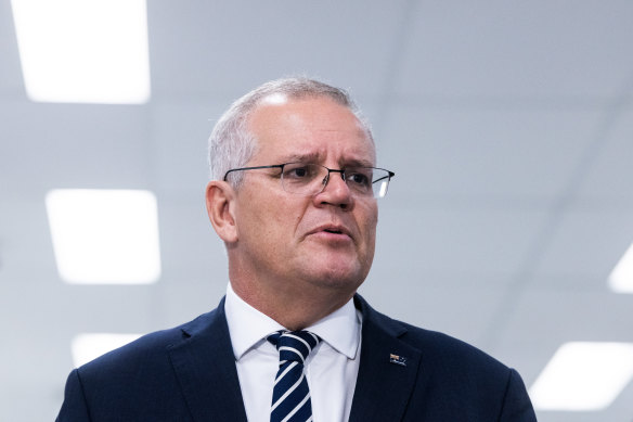 Prime Minister Scott Morrison on Friday.