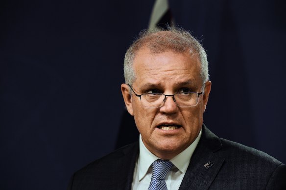 Prime Minister Scott Morrison has warned Coalition MPs he will continue to take a cautious approach to reopening international borders.