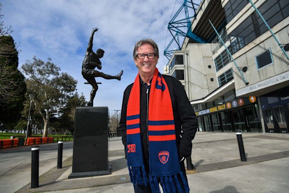 Steven Smith outside the MCG in 2021. 