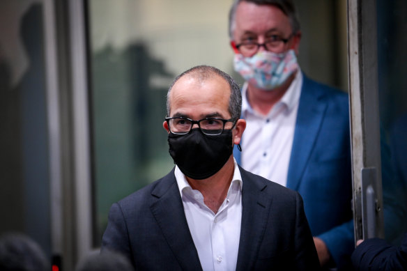 The then acting premier James Merlino and Health Minister Martin Foley managed Victoria’s recent lockdown.