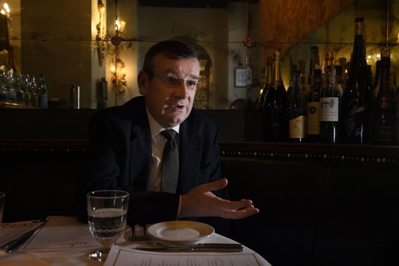 Notre Dame University vice-chancellor Francis Campbell at the Bambini Trust cafe.