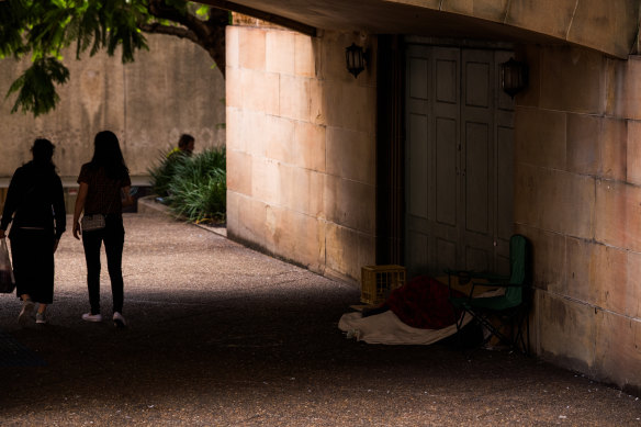 The number of rough sleepers across the state is 14 per cent lower than a year ago.