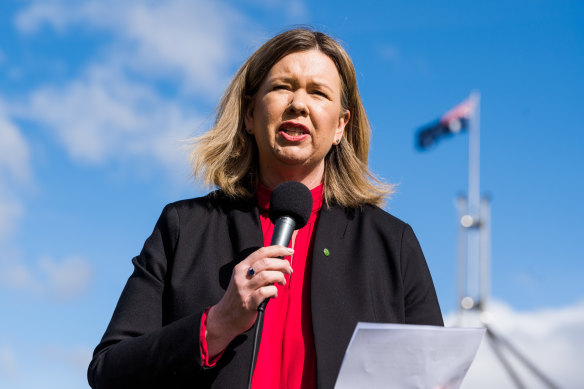 To Dutton’s credit, he has not sought to silence Voice advocates, such as Bridget Archer (pictured).