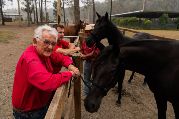 Willinga Park equine centre owner Terry Snow did not evacuate his premises on the NSW South Coast ahead of the bushfires in the region.