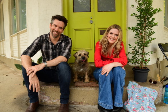 Patrick Brammall and Harriet Dyer, creators and stars of Colin From Accounts.