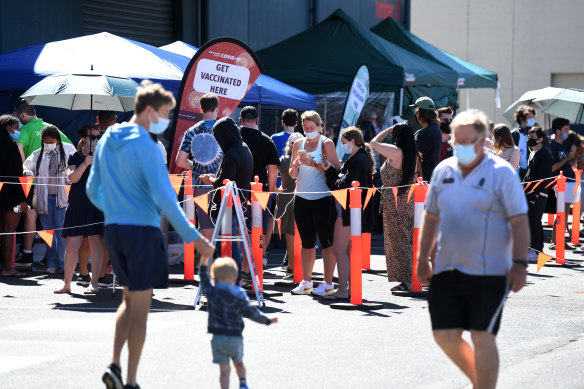 Fifty pop-up vaccination clinics will be set up during the school holidays to lift school-aged and booster rates.